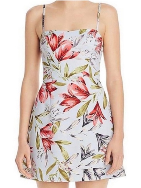 French Connection Dresses & Skirts - 3 for $30 Sale! French Connection Dress Blue Floral Mini Sleeveless Straps 12